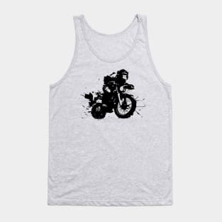 Monkey on the motorbike Tank Top